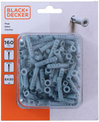 Black & Decker Tipli készlet 6x30mm 160db Black&Decker (BXCHSF7002) - barkacsoazis