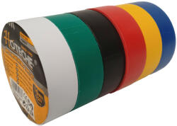 Hoteche Szigetelőszalag készlet 6 részes 17mm 10m vegyes színben Hoteche (438007)