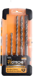 HOTECHE Fúró készlet SDS+ kőzet+beton 5 részes 5-10mm Profi Hoteche (531002)