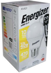 Energizer Izzó led E27 normál 40W 4000K semleges 470Lm fehér Energizer (S16598)