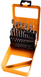 HOTECHE Fúró készlet fém 19 részes 1-10mm HSS-G köszörült fém tartódobozzal Hoteche (501002)