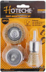 HOTECHE Drótcsiszoló készlet 3 részes Hoteche (591001)