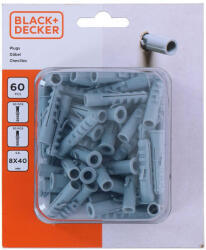 Black & Decker Tipli készlet 8x40mm Black&Decker (60db/csomag) (BXCHSF7004)