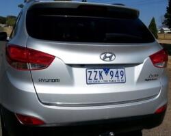 Martig Hyundai IX35 Króm csomagtér ajtó díszléc Hátsó