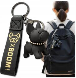 EdiBazzar Kutya Kulcstartó Bulldog Kutya Ajándék Fekete Kulcstartó Medál (3056505174279)