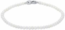 White & Black Édesvízi tenyésztett gyöngy karkötő fehérarany zárral - 3-3, 5mm - AAA Top (GY1141)