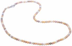 White & Black Édesvízi tenyésztett multicolor gyöngysor - 4, 0mm - AAA Top (GY1134)