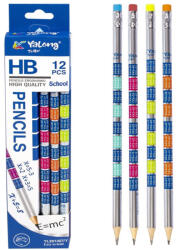 Yalong Stationery 06- Ceruza YaLong HB radíros szorzótáblával - YL201307