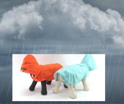  Kutya esőkabát, világoskék, S-es