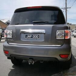 Martig Nissan Patrol 2010-14 Króm díszléc csomagtér fedél Tuning