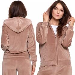 Moraj Női Moraj velúr melegítőfelső kapucnival és zsebekkel XXL