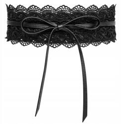 EdiBazzar Öv csipke megkötős fekete öv punk fűző női pulóver ruha (5905884022139)