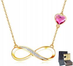 Mennica Świdnicka Arany Nyaklánc Ezüst 925 Gravírozás Ajándék Strassz Celeb Női