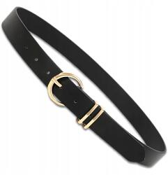 EdiBazzar Női Öv Bőr nadrág divatos arany csat (H27)