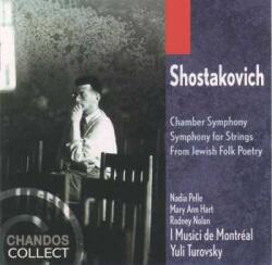Chandos CD Dmitri Shostakovich: Chamber Symphony / Symphony For Strings / From Jewish Folk Poetry