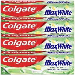 Colgate Fogkrém Colgate Max White Crystal White Lemon Oil 4x75ml (5905954339518)