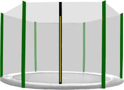 AGA Védőháló 250 cm 6 rúdhoz Fekete háló / Sötétzöld (MR1508OUT-6DG)