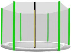 AGA Védőháló 250 cm 6 rúdhoz Fekete háló / Világoszöld (MR1508OUT-6LG)