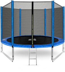 AGA Trambulin 305 cm Kék + védőháló + létra (MRP1010DARKBLUE)