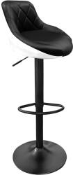 Aga bárszék Fekete/Fekete/Fehér (MR2000BW-BLACK)