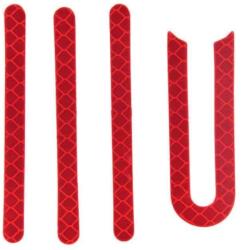  Xiaomi M365, 1S, Essential, Pro, Pro2 fényvisszaverő matrica (piros, első-hátsó villára)