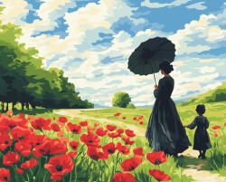 Alkotásutca Egy nyári séta emléke - Számfestő készlet kereten 40x50