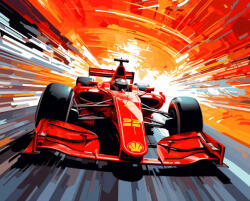 Alkotásutca Fénysebességgel - Számfestő készlet kereten 40x50