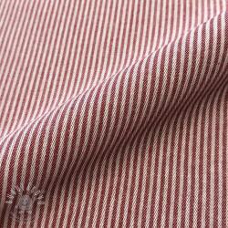  Dekorációs anyag DOBBY Colored stripe burgundy