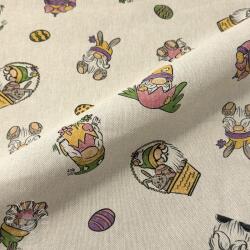  Dekorációs anyag Linenlook Tomte Easter Egg digital print