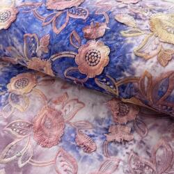  Pamutvászon TIE DYE EMBROIDERY Flora design C