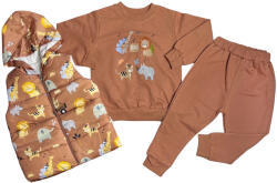 Baby 3részes babaruha szett- Szafari Méret: 74 (6-9hó)