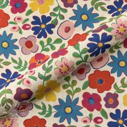  Dekorációs anyag Linenlook Flower Fiesta Field digital print