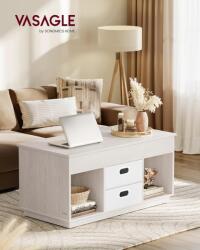 VASAGLE Dohányzóasztalka Vasagle, bézs, 100x50x48.5 cm (LCT210K01)