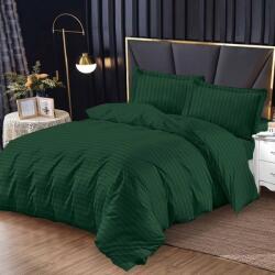 Pucioasa Ágyneműhuzat damaszt gumis, Bright V4, Finom pamut (flanel), Sötétzöld, 180x200 (DJHN2P-72713)