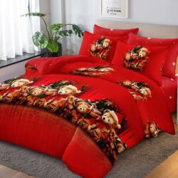 Pucioasa Karácsonyi ágyneműhuzat, Noel V59, 6 részes, Finom pamut (SEPXM6PCL-63447)