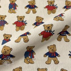  Dekorációs anyag Linenlook Teddy Bear Cosy digital print