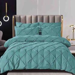 Dormy Gumis ágyneműhuzat-garnitúra 6 részes, Rynker, türkiz, finom pamut, 160x200 (JORYEL-63341)