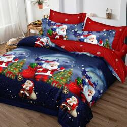 Pucioasa Karácsonyi gumis ágyneműhuzat, Noel V63, 6 részes, finom pamut (flanel), 180x200 cm (TLS49122V63)