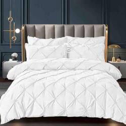 Dormy Gumis ágyneműhuzat-garnitúra 6 részes, Rynker, fehér, finom pamut, 160x200 (JORYEL-63331)