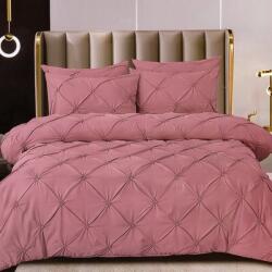 Dormy Ágyneműhuzat, 6 részes, Rynker, sötétrózsaszín, finom pamut (SEP-75640)