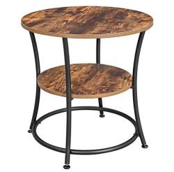 VASAGLE Dohányzóasztal Vasagle, rusztikus barna, LET56BX, 55x55x55 cm (LET56BX)