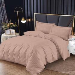 Pucioasa Ágyneműhuzat damaszt gumis, Bright V6, Finom pamut (flanel), Sötétbézs, 180x200 (DJHN2P-72715)