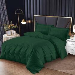 Pucioasa Ágyneműhuzat 1 személyes damaszt 4 részes, Bright V4, Finom pamut (flanel), Sötétzöld, 140x200 (DJHN1P-73773)