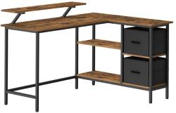 VASAGLE Íróasztal, Vasagle, barna, 135x105x89 cm (LWD098B01)