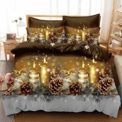 Dormy Egyszemélyes télapós ágyneműhuzat, Jolly V29, Finom pamut (flanel) (JO-42169V29)