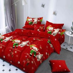 Pucioasa Télapós ágyneműhuzat-garnitúra, Noel V10, 6 részes, finom pamut (flanel) (TLS35496V10)