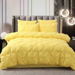 Dormy Ágyneműhuzat-garnitúra, Rynker, Világos sárga, 6 részes, finom pamut (flanel) (TLS-64779)