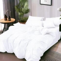 Pucioasa Ágyneműhuzat damaszt gumis, Elden, Finom pamut (flanel), Fehér, 180x200 (SEP-75431)