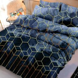 Dormy Ágyneműhuzat, 6 részes, Geometric Blue, finom pamut (CDL-76525)