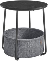 VASAGLE Dohányzóasztalka Vasagle, fekete, 45x45x51 cm (LET223B01)